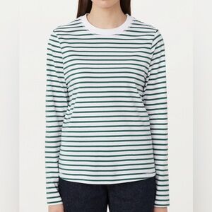 Frank & Oak Long Sleeved Striped shirt, size XL